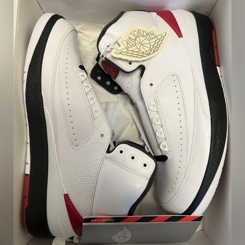 Jordan 2 (2023) Size 10.5 Men Red Black White